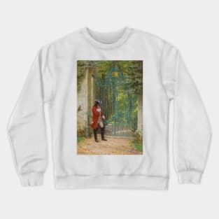 The Appointed Time by Edmund Leighton Crewneck Sweatshirt